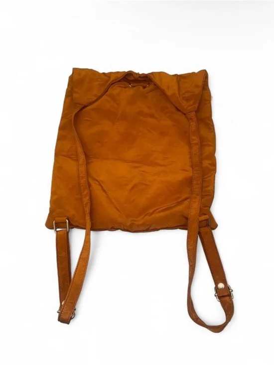 Rust Orange Drawstring Backpack - Picture 4 of 6